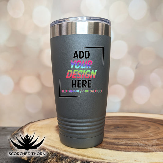 Gray Tumbler Sample Product